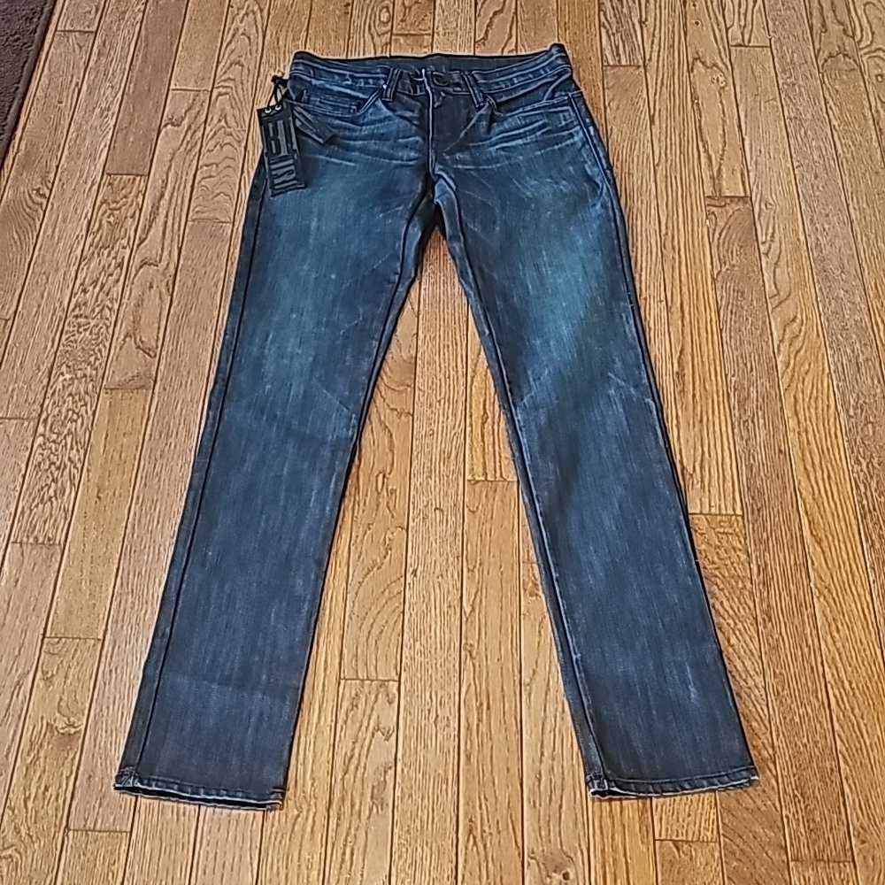 Resin Jeans The Aslan Mid Rise Skinny Size W27 L32 New - Picture 2 of 14